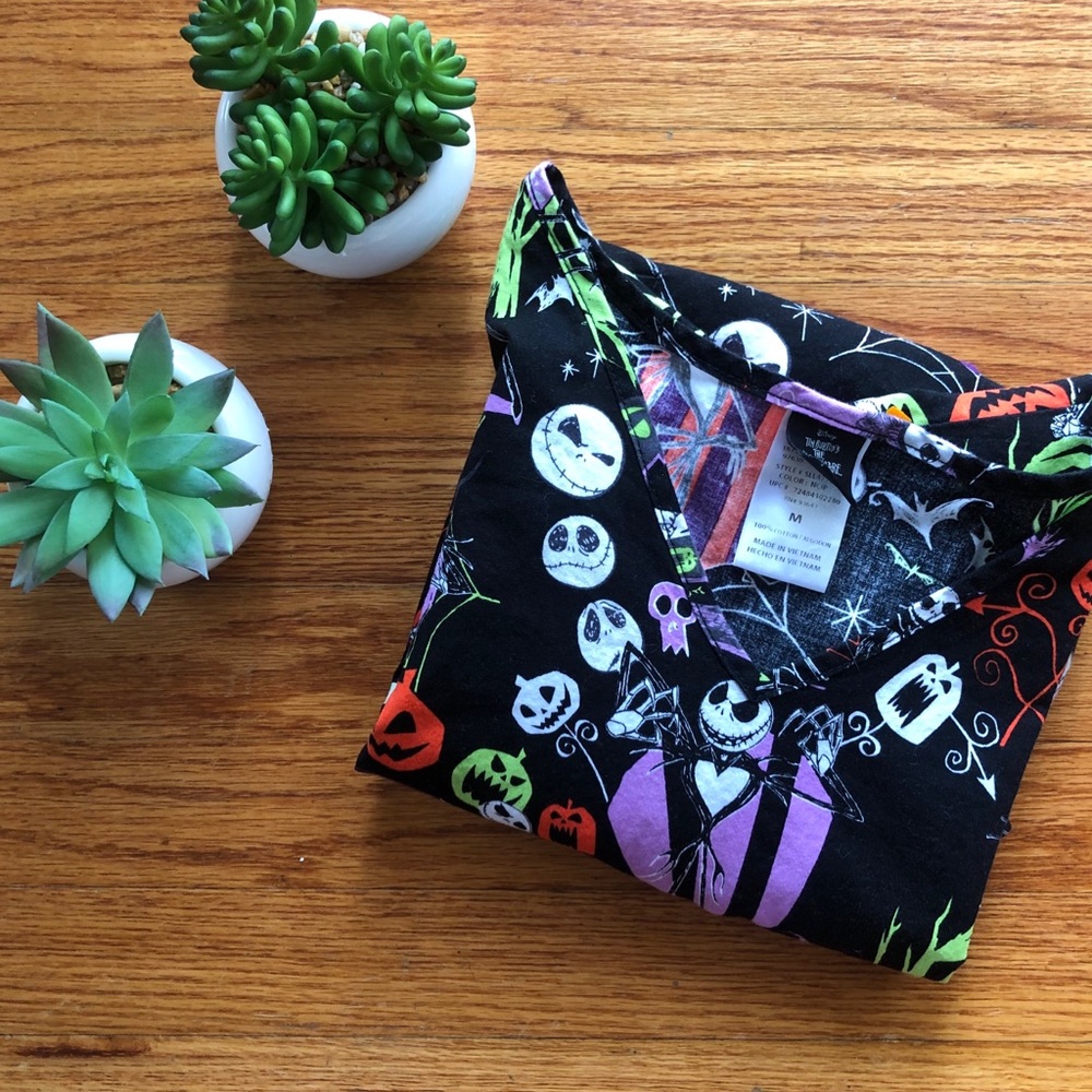 Jack Skellington Scrub Top
